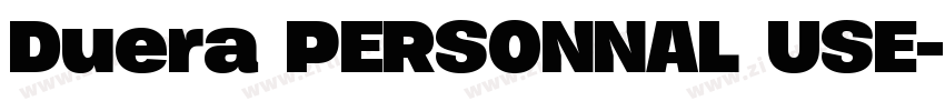 Duera PERSONNAL USE字体转换